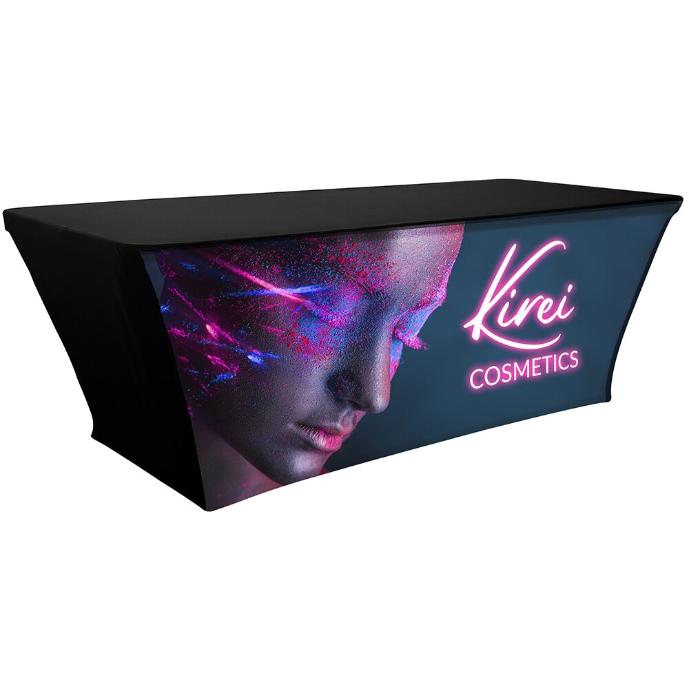 Backlit Fitted Table Throw — Graphic Package / 8 ft